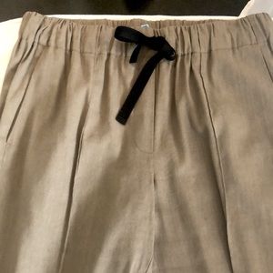 Babaton Linen Cropped Pant